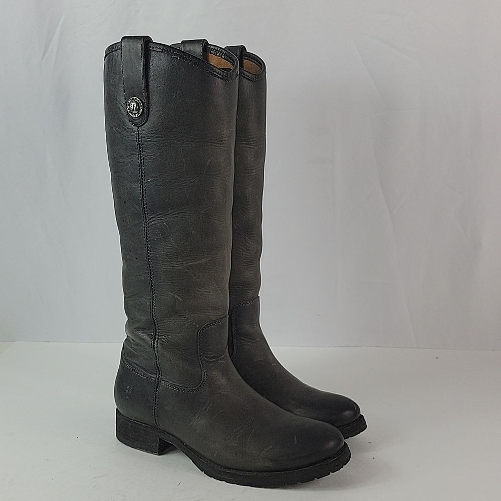 Frye Black Heeled Boots